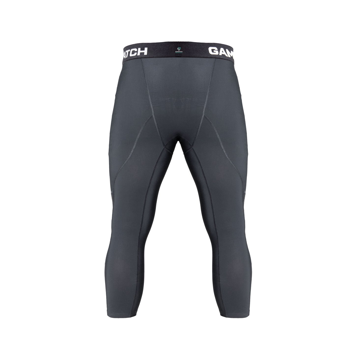 Abrasion resistant 3/4 tights with insertable knee padding