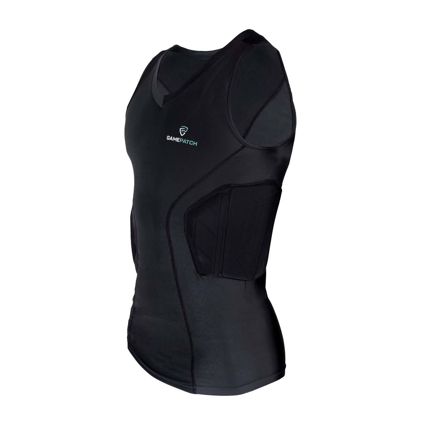 Padded compression shirt PRO - Compression ermalaus bolur með vörn