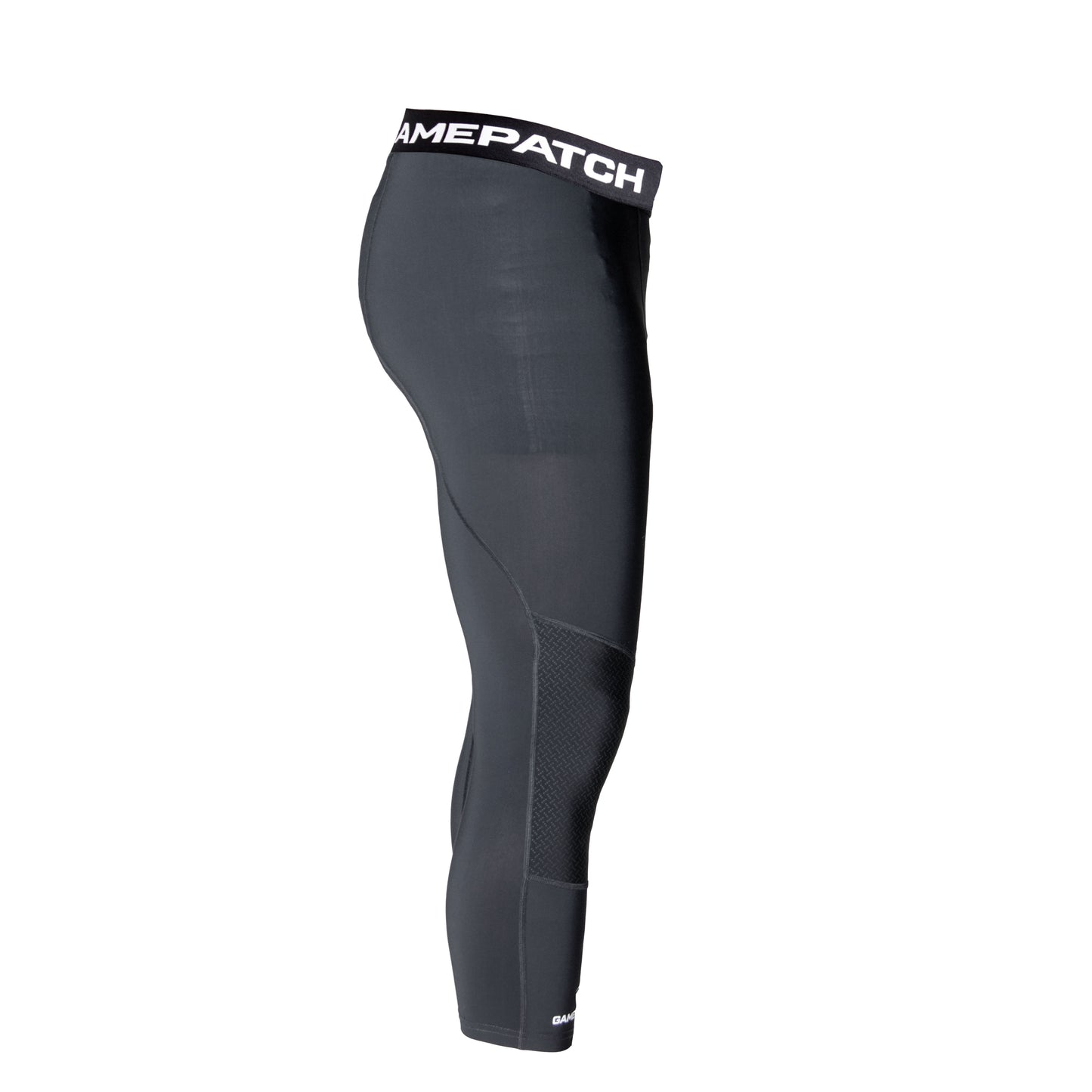 Abrasion resistant 3/4 tights with insertable knee padding