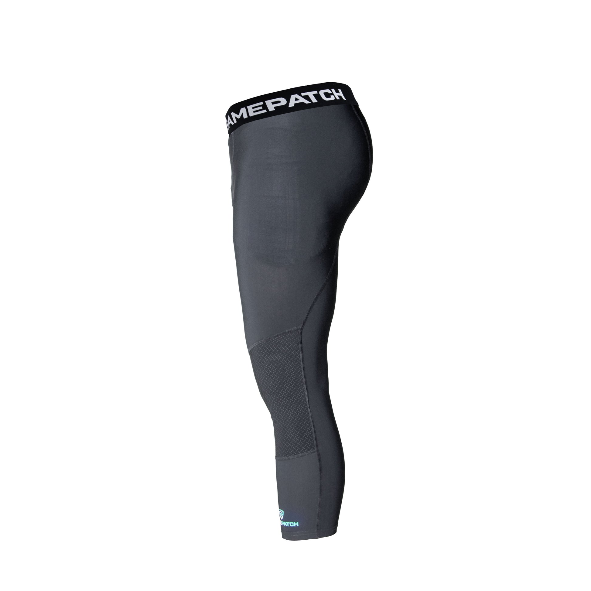 Abrasion resistant 3/4 tights with insertable knee padding