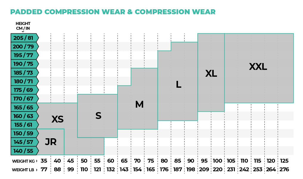 Padded compression shirt PRO - Compression ermalaus bolur með vörn