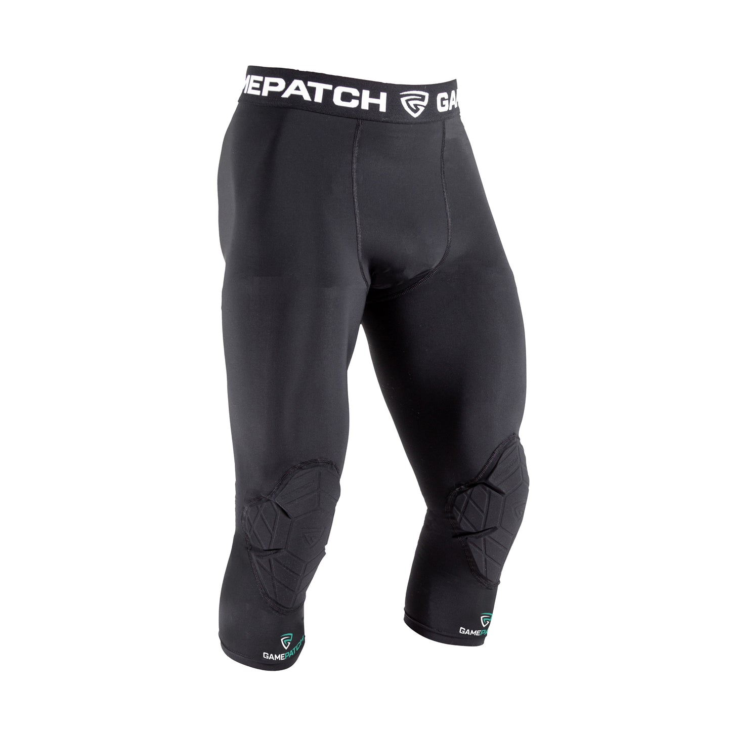 3/4 tights with knee padding - 3/4 Compression buxur með hnépúðuðum